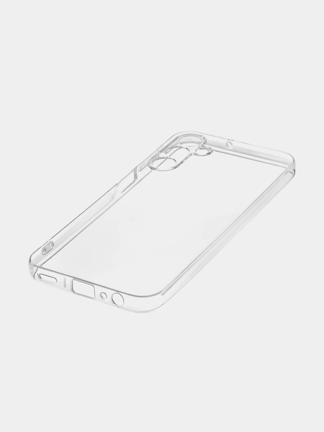 Прозрачный чехол для Samsung Galaxy A15 силиконовый Rosco матовый / прозрачный тонкий с защитой камер