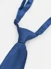 Синий галстук женский, школьный