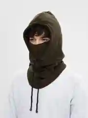 Зеленый балаклава утепленная