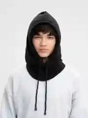 Черный балаклава утепленная