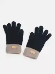 Черный перчатки женские