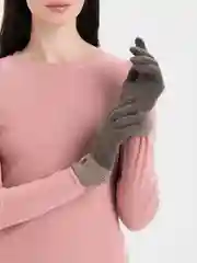 Бежевый перчатки женские