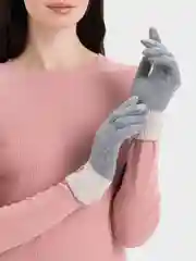 Серый перчатки женские