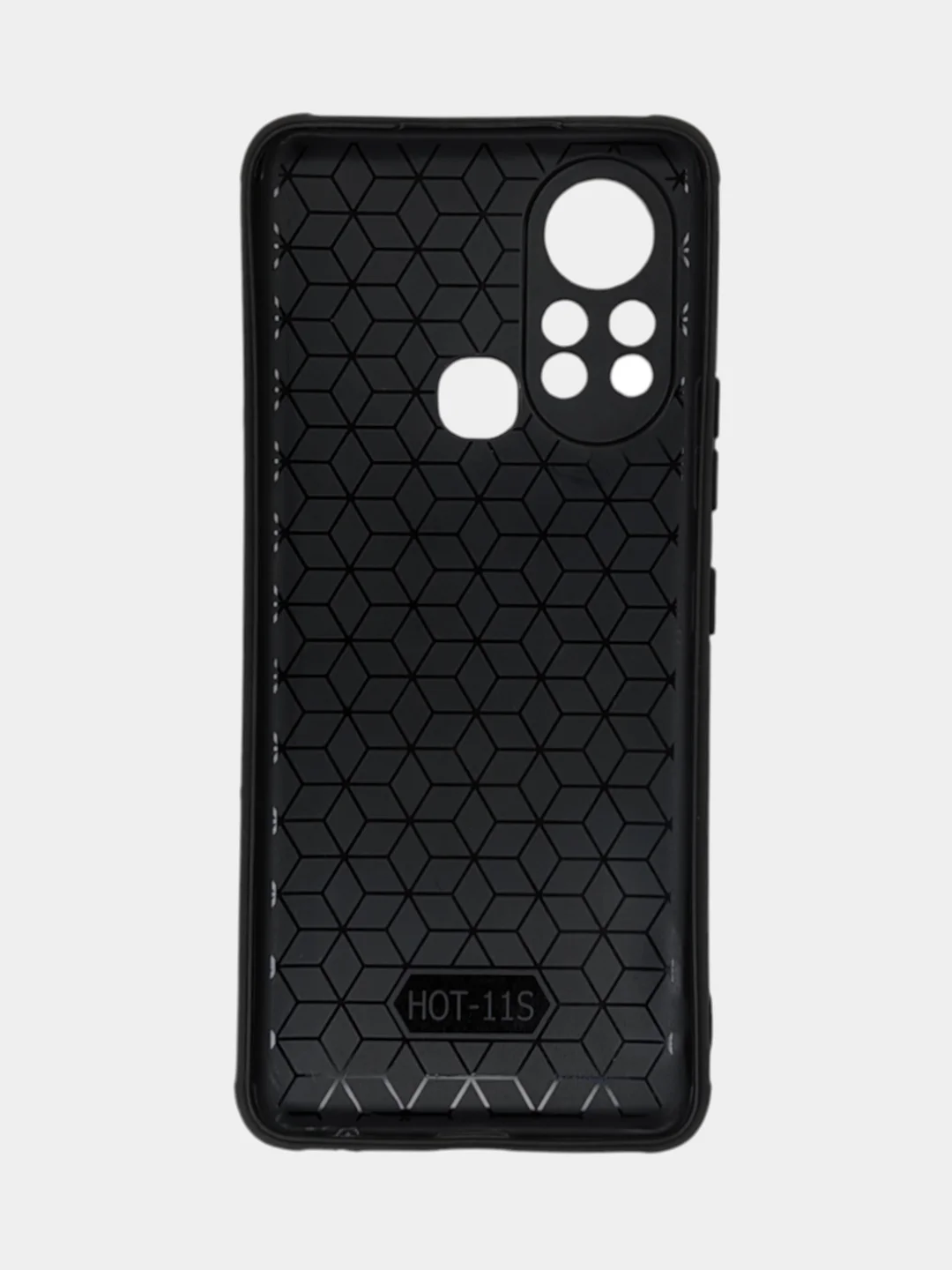 Черный чехол для Infinix Hot 11S / Инфиникс Хот 11С, силиконовый, под кожу