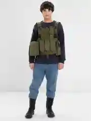 Зеленый разгрузочный жилет