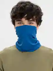 Синий бафф, снуд, бандана, балаклава, шарф, маска для бега, для спорта