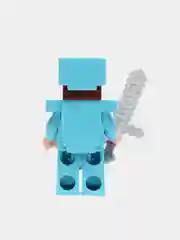 Белый набор фигурок майнкрафт minecraft с аксессуарами, 6 героев / Набор фигурок Радужные друзья