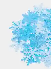 Голубой снежинки патч