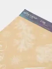 Золотистый хаки наклейка для окон новогодняя/ новый год/ размер 50 х33 см/ снеговики/дед мороз