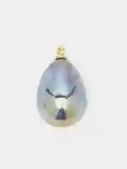 Серый бусины "Капли" для украшений