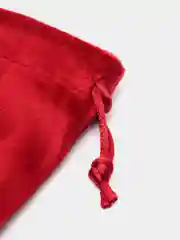 Бордовый подарочный мешочек, бархатный для украшений