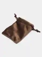 Шоколадный подарочный мешочек, бархатный для украшений