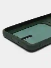Зеленый чехол для Xiaomi Redmi Note 12S (Сяоми Редми Ноут 12С), с карманом для карт