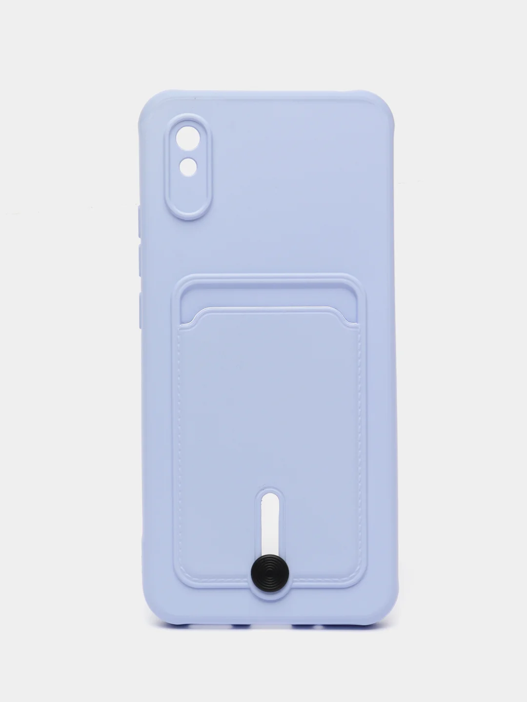 Лавандовый чехол для Xiaomi Redmi 9A, Сяоми Редми 9А, с карманом для карт