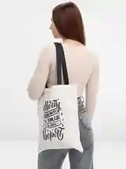 Бежевый экосумка шоппер "Мечты сбываются"