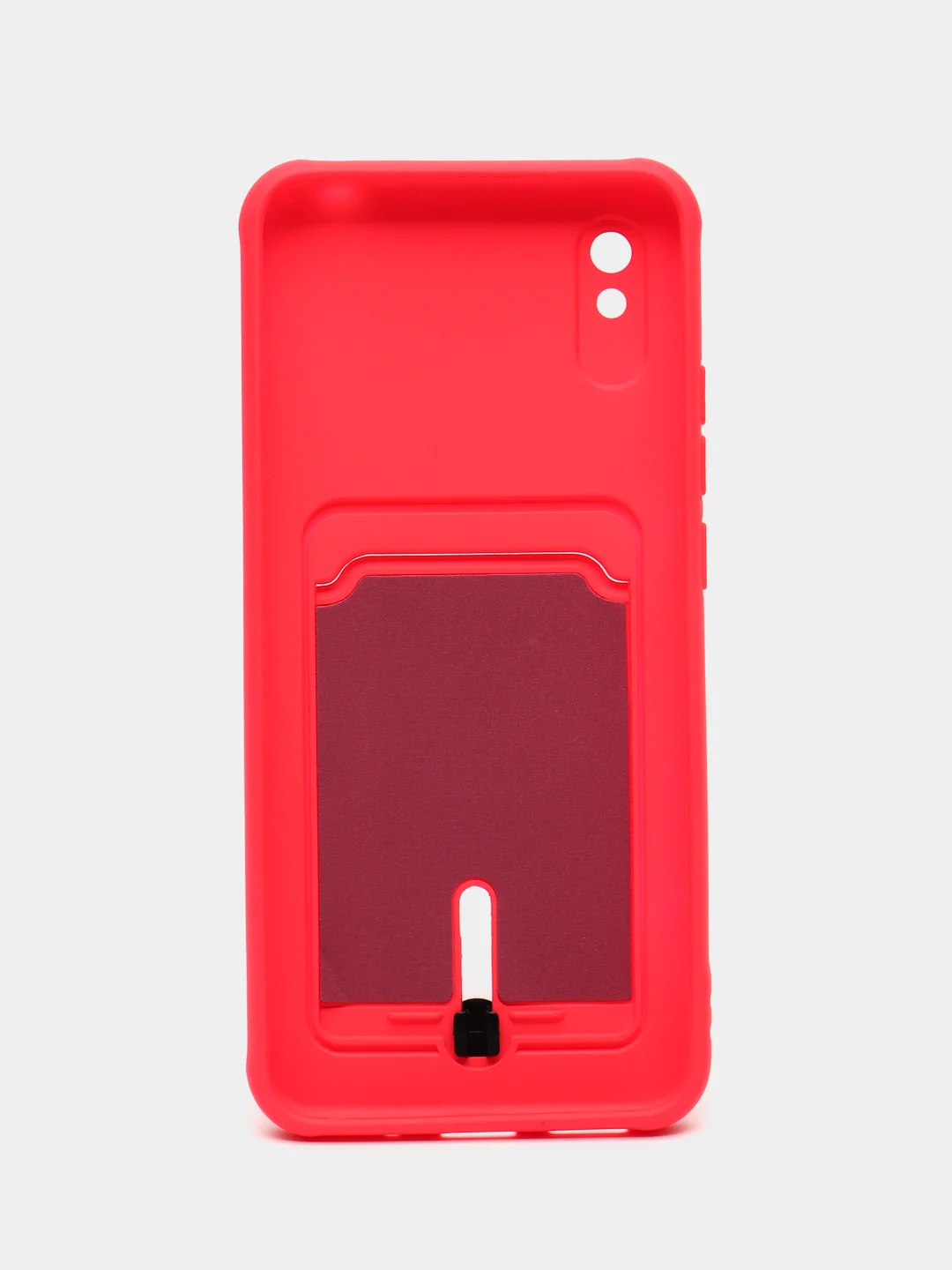 Фуксия чехол для Xiaomi Redmi 9A, Сяоми Редми 9А, с карманом для карт