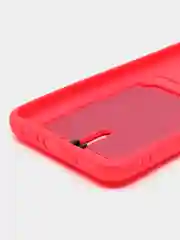 Фуксия чехол Honor 10 Lite Huawei P Smart 2019 (Хонор 10 Лайт), с карманом для карт