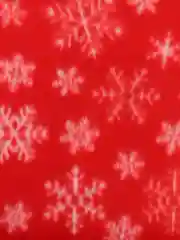 Красный мягкий плед-покрывало флис, плед с новогодним принтом