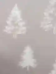 Серебряный мягкий плед-покрывало флис, плед с новогодним принтом