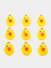 Уточка для купания в ванной, игрушка утята резиновые, 9 шт