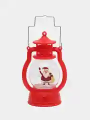 Красный светодиодная фигура "Фонарь с Дедом Морозом" 5,5 х 12,3 х 5,5 см