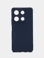 Темно-синий чехол Infinix Note 30 Pro, Инфиникс Нот 30 Про, силиконовый, матовый