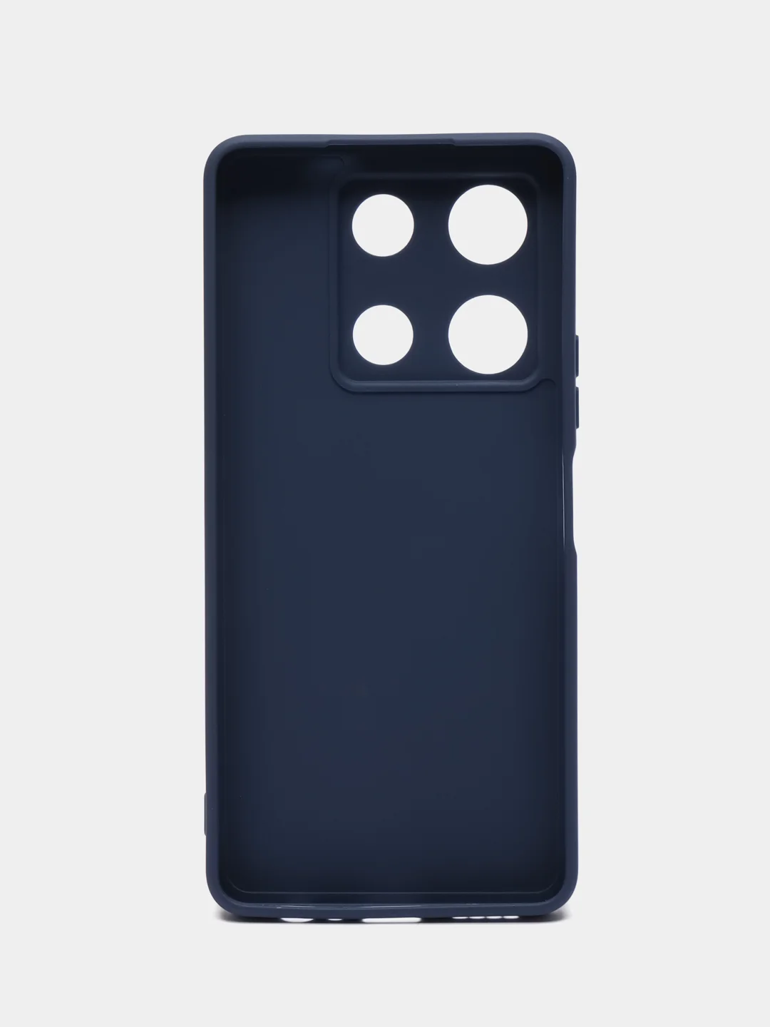 Темно-синий чехол Infinix Note 30 Pro, Инфиникс Нот 30 Про, силиконовый, матовый
