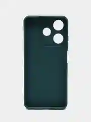 Тёмно-зелёный чехол Tecno Spark 10 / 10C, Техно Спарк 10 / 10С, силиконовый, матовый