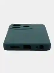 Тёмно-зелёный чехол Tecno Spark 10 / 10C, Техно Спарк 10 / 10С, силиконовый, матовый