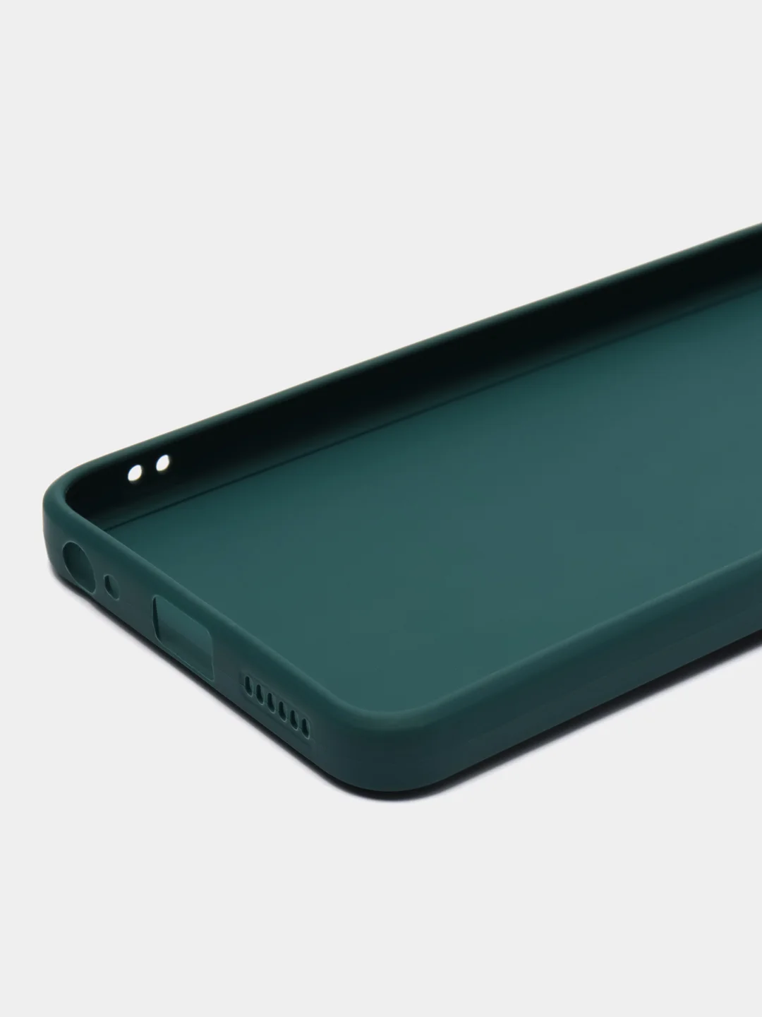 Тёмно-зелёный чехол Spark Go 2023, Pop 7, 7 Pro, Infinix Smart 7 Смарт 7, силиконовый, матовый