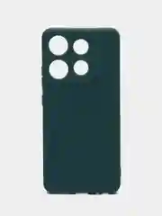 Тёмно-зелёный чехол Spark Go 2023, Pop 7, 7 Pro, Infinix Smart 7 Смарт 7, силиконовый, матовый