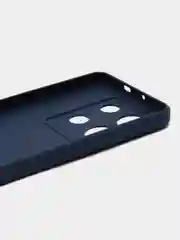 Темно-синий чехол Infinix Note 30 Vip / Инфиникс Нот 30 Вип, силиконовый, матовый