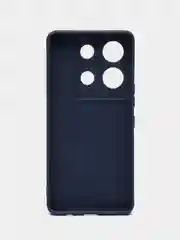 Темно-синий чехол Infinix Note 30 Vip / Инфиникс Нот 30 Вип, силиконовый, матовый