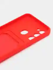 Красный чехол Tecno Spark 8C Spark Go 2022, Техно Спарк 8С Го, с карманом для карт