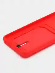 Красный чехол Tecno Spark 8C Spark Go 2022, Техно Спарк 8С Го, с карманом для карт