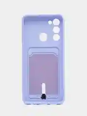 Лавандовый чехол Tecno Spark 8C Spark Go 2022, Техно Спарк 8С Го, с карманом для карт