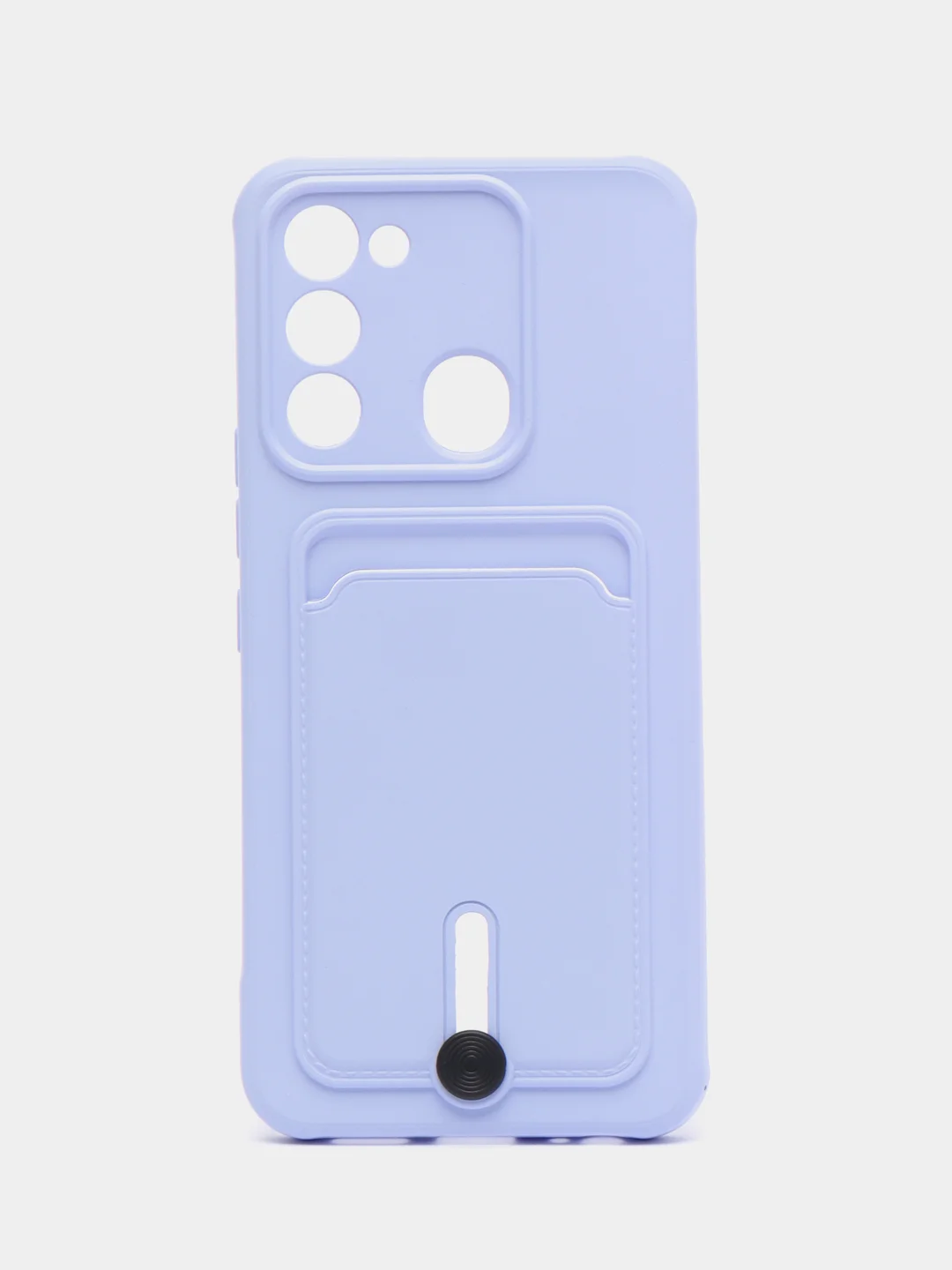 Лавандовый чехол Tecno Spark 8C Spark Go 2022, Техно Спарк 8С Го, с карманом для карт