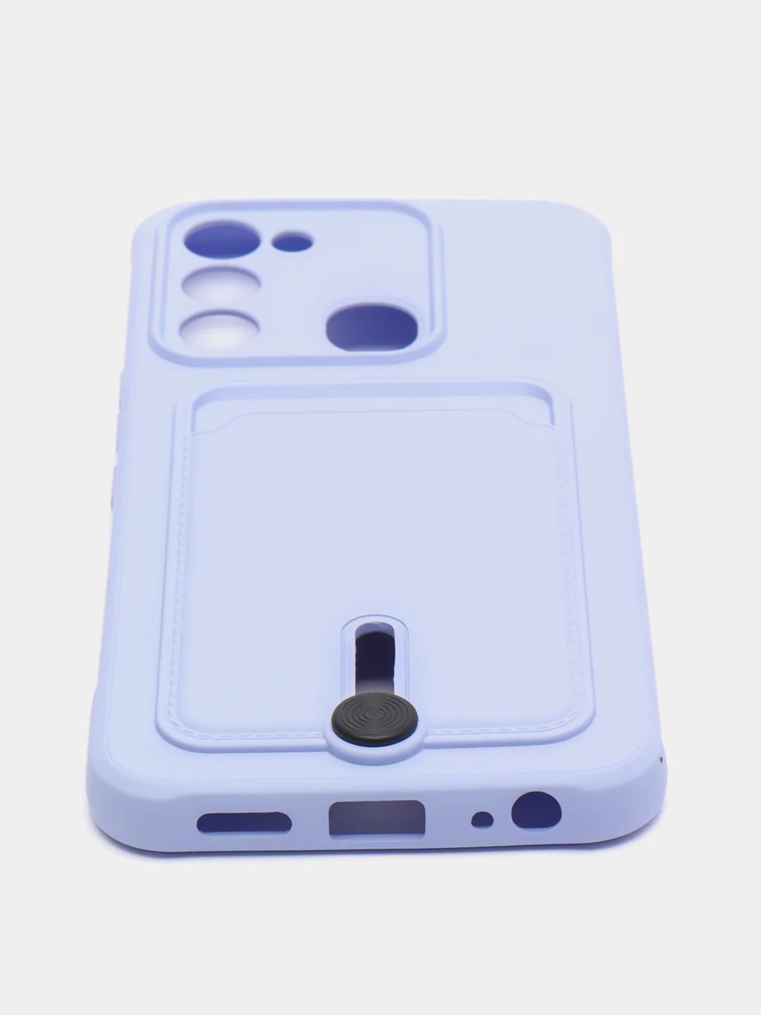Лавандовый чехол Tecno Spark 8C Spark Go 2022, Техно Спарк 8С Го, с карманом для карт