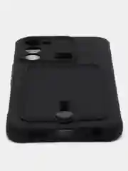 Черный чехол Tecno Spark 8C Spark Go 2022, Техно Спарк 8С Го, с карманом для карт