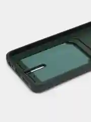 Зеленый чехол Tecno Spark 8C Spark Go 2022, Техно Спарк 8С Го, с карманом для карт