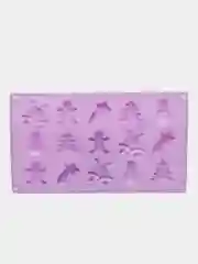 Лавандовый новогодняя, силиконовая форма для льда, выпечки, шоколада