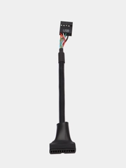 Переходник для материнской платы USB 2.0 female to USB 3.0 20pin male, 15 см
