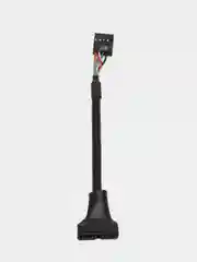 Переходник для материнской платы USB 2.0 female to USB 3.0 20pin male, 15 см