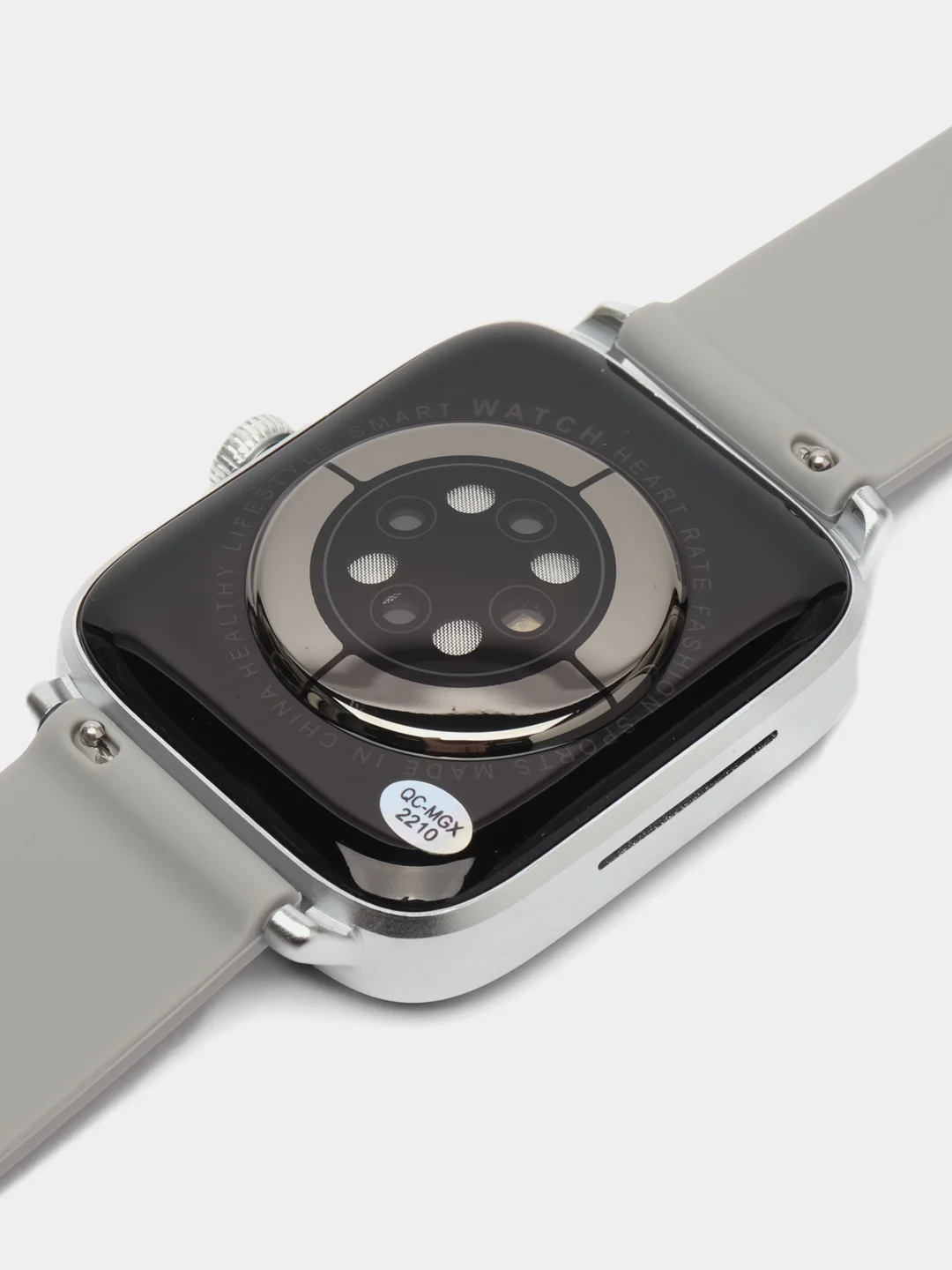 Серый умные смарт часы Smart Watch DT 102, 44 мм, с поддержкой звонков и беспроводной зарядкой