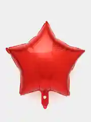 Красный фольгированный воздушный шар в форме звезды, 2 шт, 45 см