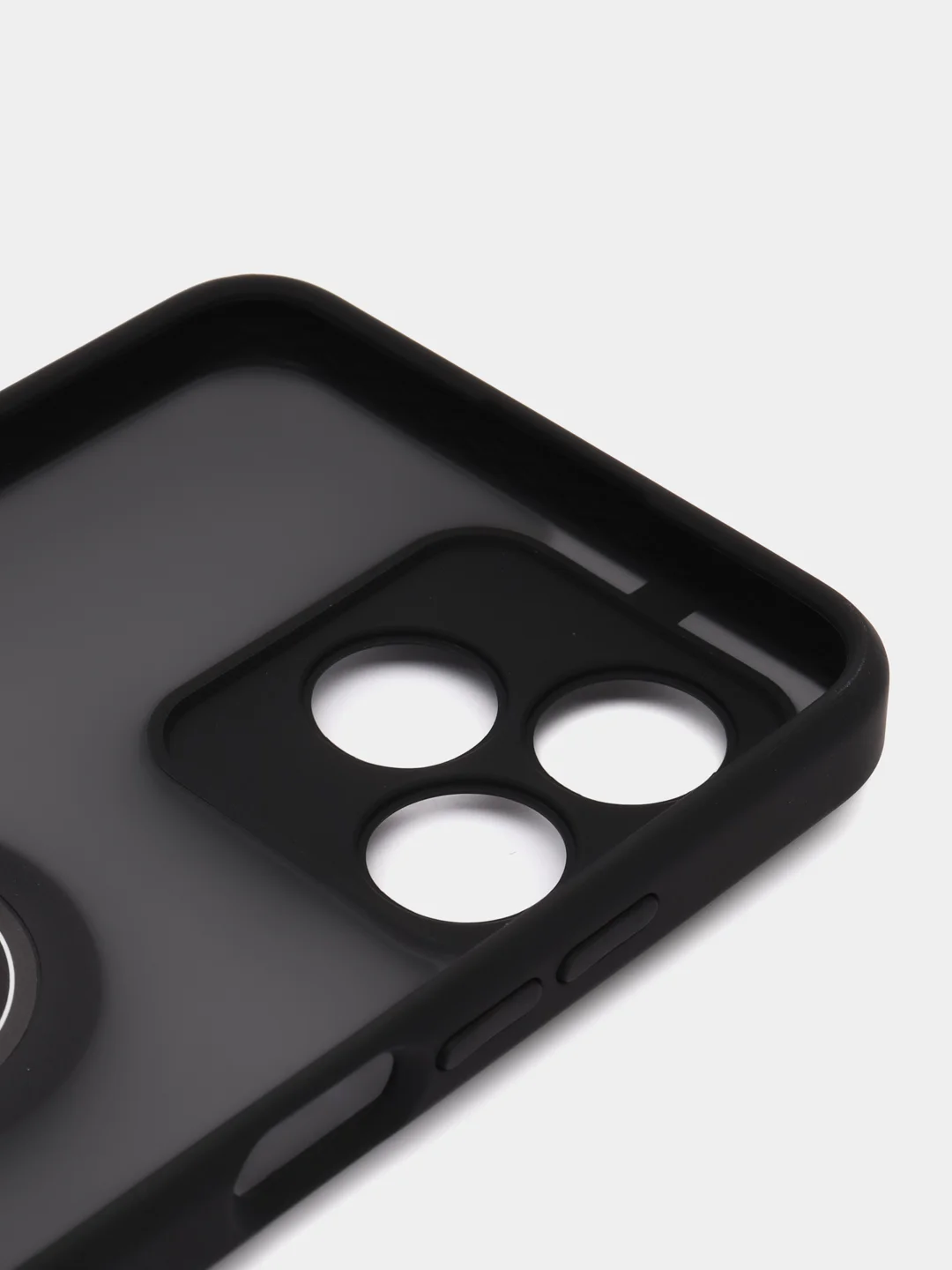 Чехол противоударный Realme C53, C51, c магнитом и кольцом