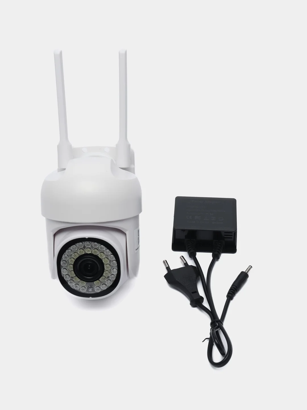 Белый уличная беспроводная IP-камера видеонаблюдения, с Wi-Fi и поворотным механизмом и голосом