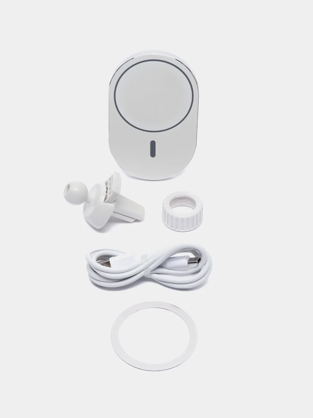 Белый автомобильный держатель для смартфонов с Magsafe, с возможностью подзарядки