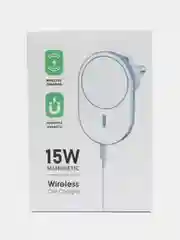 Белый автомобильный держатель для смартфонов с Magsafe, с возможностью подзарядки