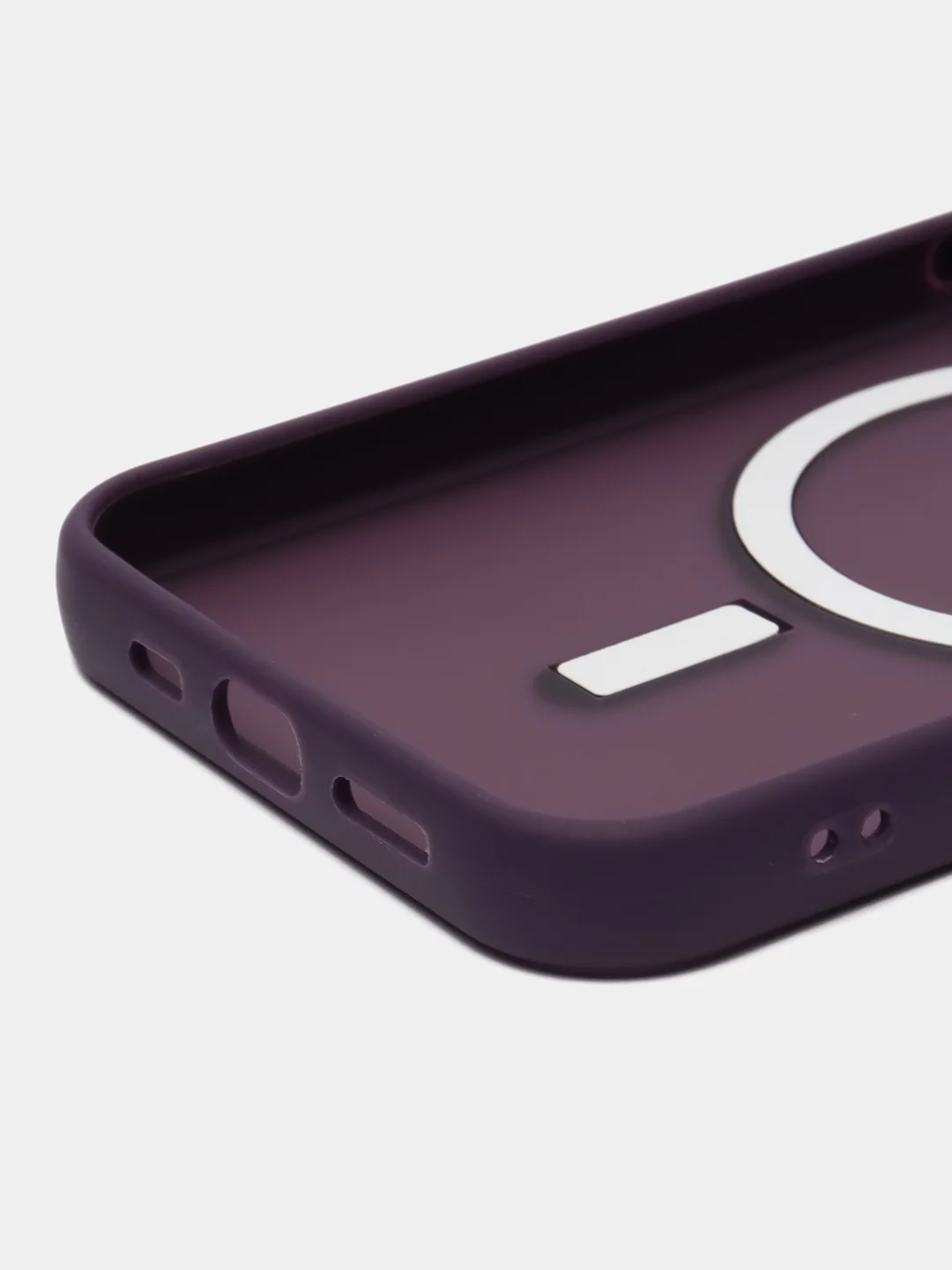 Бордовый чехол MagSafe для iPhone